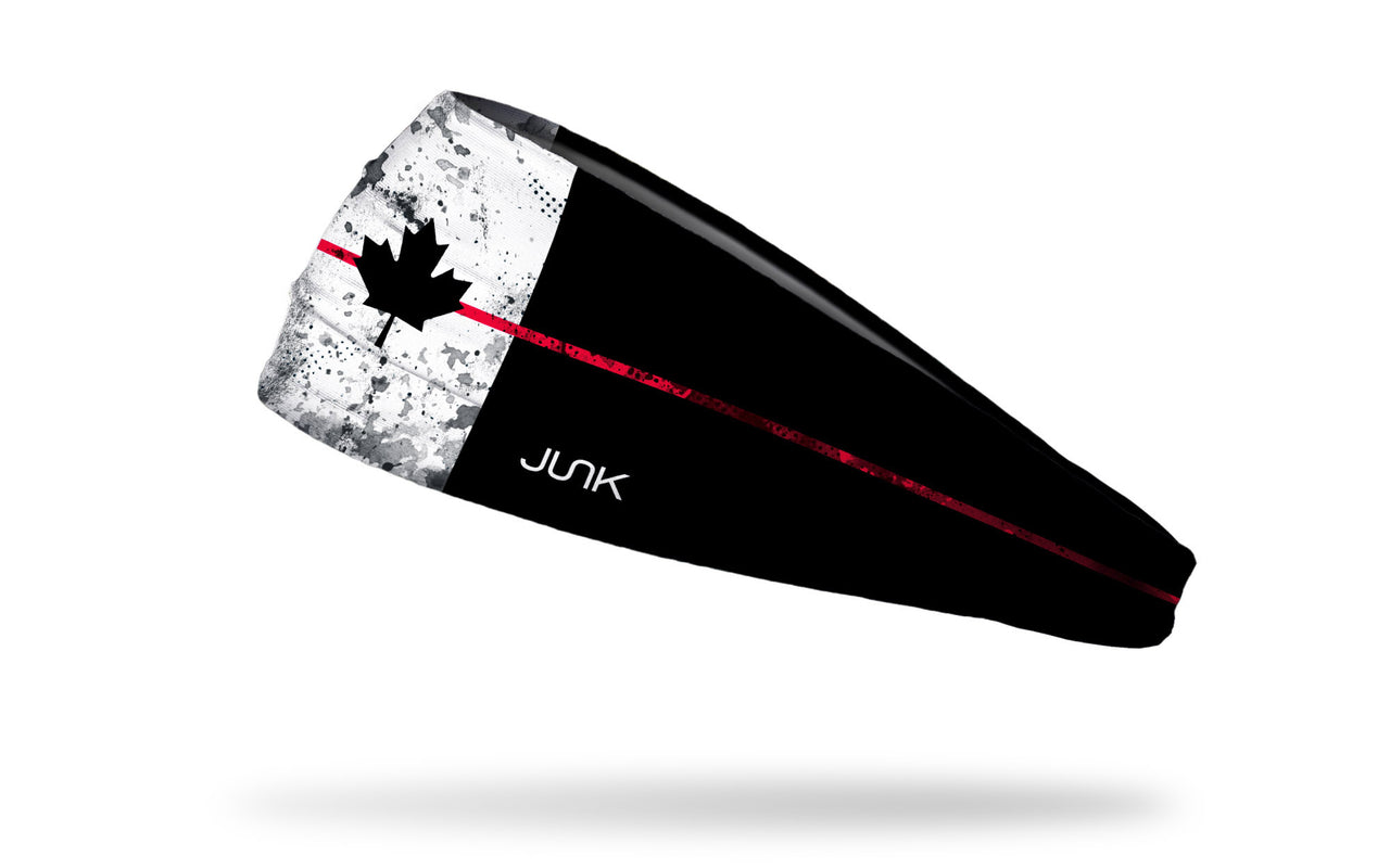 Canada Flag: Thin Red Line Headband