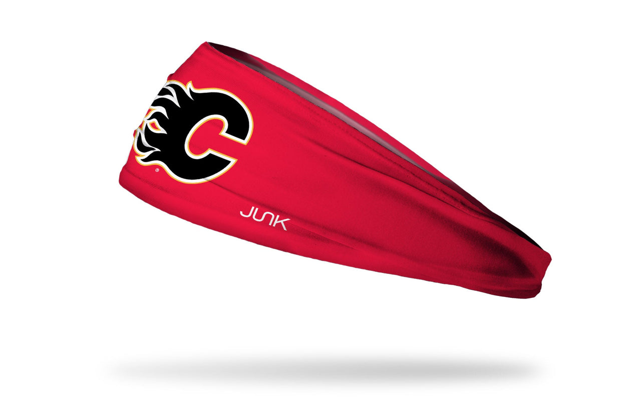 Calgary Flames: Black Logo Headband