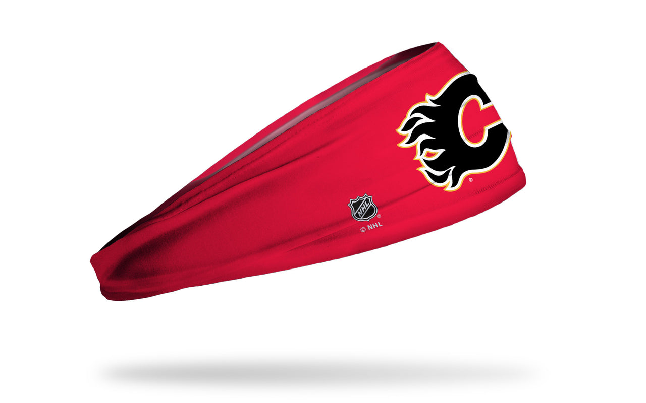 Calgary Flames: Black Logo Headband