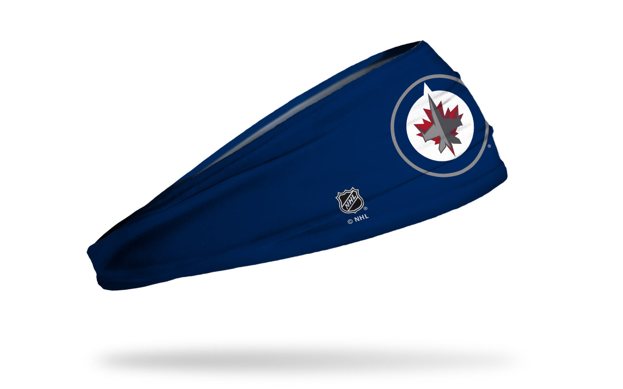 Winnipeg Jets: Logo Blue Headband